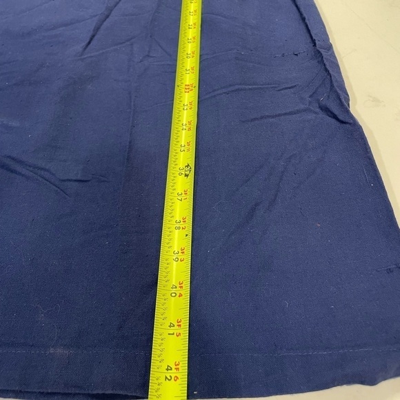 VTG Retro Boho Cotton Summer Dress Blue Rainbow MIDI Tank Coastal Grandma - Picture 14 of 14